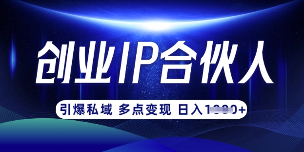 云帆·创业ip合伙人打造3.0，从0到1教你做网创，实现月入过W-Zv东方