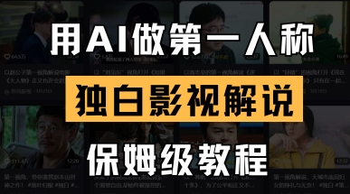 用AI做第一人称独白影视解说，手把手教学，保姆级教程-Zv东方