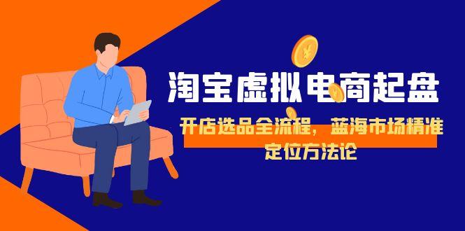 淘宝虚拟电商起盘，开店选品全流程，蓝海市场精准定位方法论-Zv东方