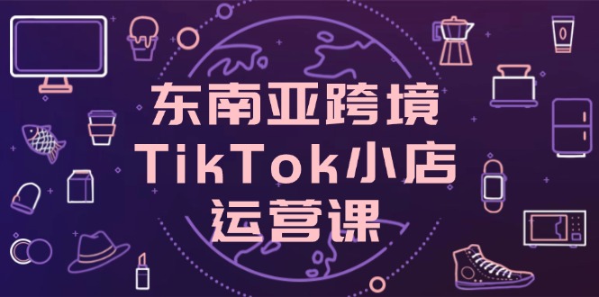 东南亚跨境TikTok小店运营课，掌握店铺设置与流量转化核心技巧-Zv东方