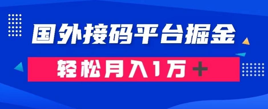 通过国外接码平台掘金：成本1.3，利润10＋，轻松月入1万＋【揭秘】-Zv东方