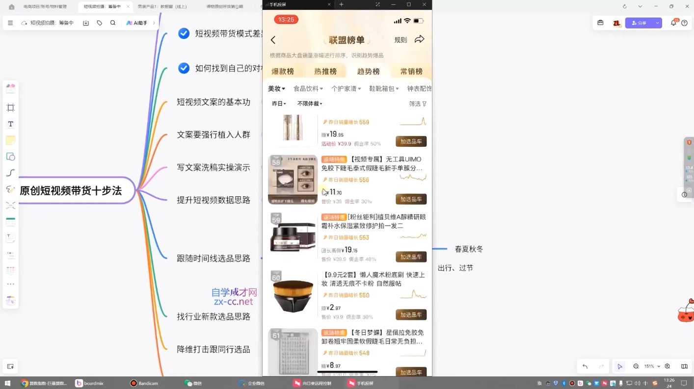 原创短视频带货10步法-Zv东方