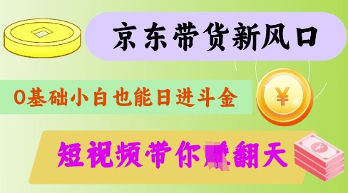 最新京东短视频带货代运营秘籍，轻松躺挣【揭秘】-Zv东方