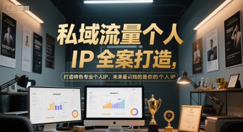 私域流量个人IP全案打造，打造特色专业个人IP，未来最值钱的是你的个人IP-Zv东方