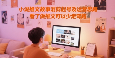 小说推文故事混剪起号及运营思路，看了做推文可以少走弯路-Zv东方